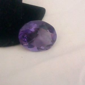 40ct lab created amethyst for ring or necklace